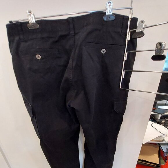 AE Flex Lived-In Cargo Pant, black, men's 34x30 - Picture 2 of 3